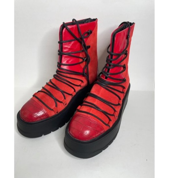 Free People Shoes - Free People Simone Wedge Platform Wedge Boots